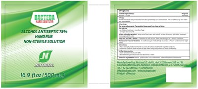 Etiq Bacteda Nutraze 500mL.jpg Etiq Bacteda Nutraze 500mL